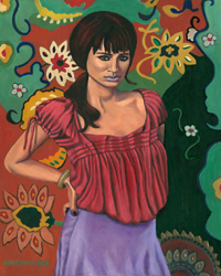 Bohemian Girl Painting